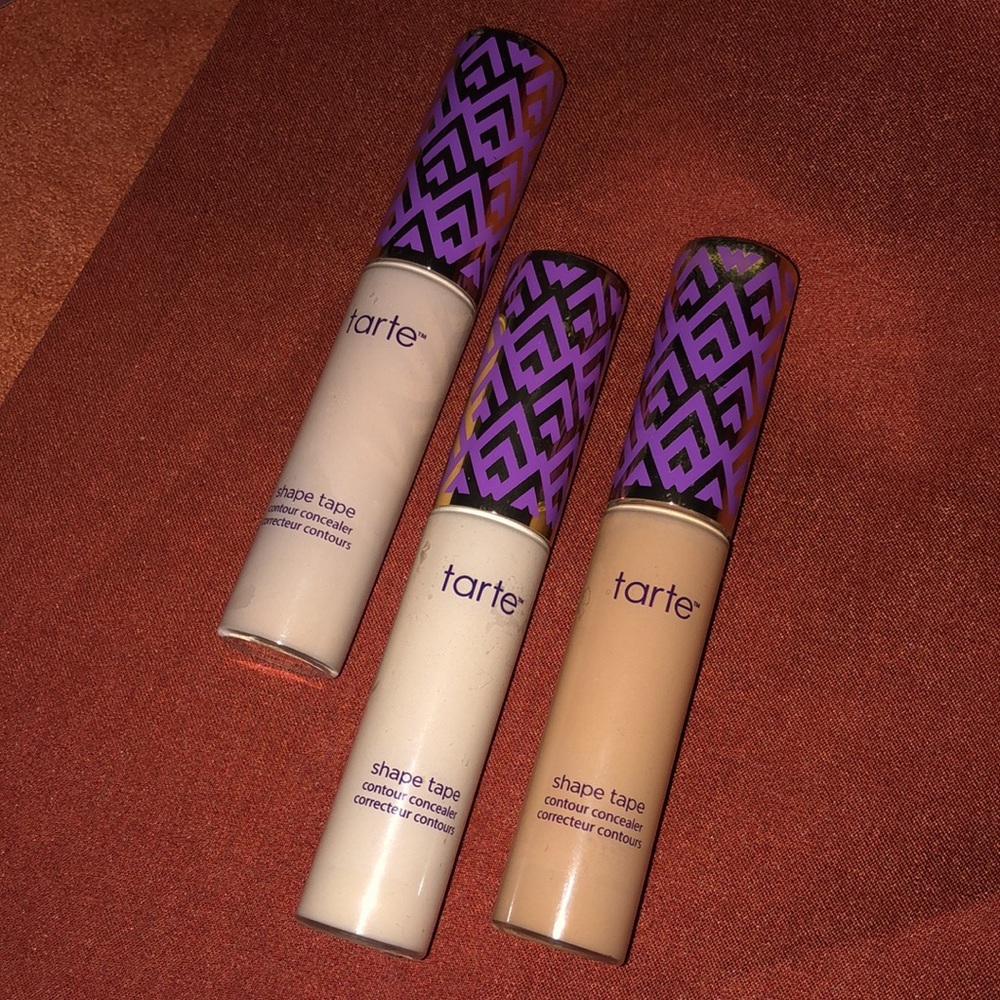 “Tan Fair & Light shape tape TARTE